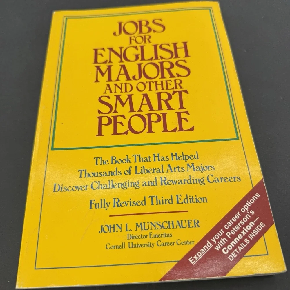 Jobs for English Majors and Other Smart People Softcover John Munschauer 1991